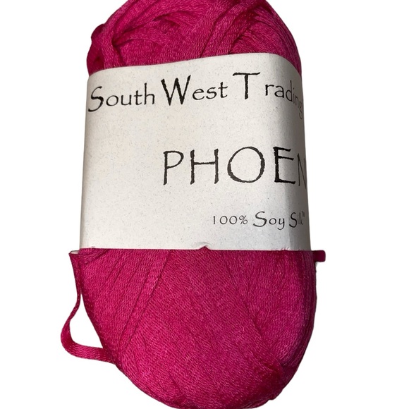 South West Trading Company Phoenix Soy Silk Worsted Tape Yarn SWTC Soysilk - Picture 1 of 6